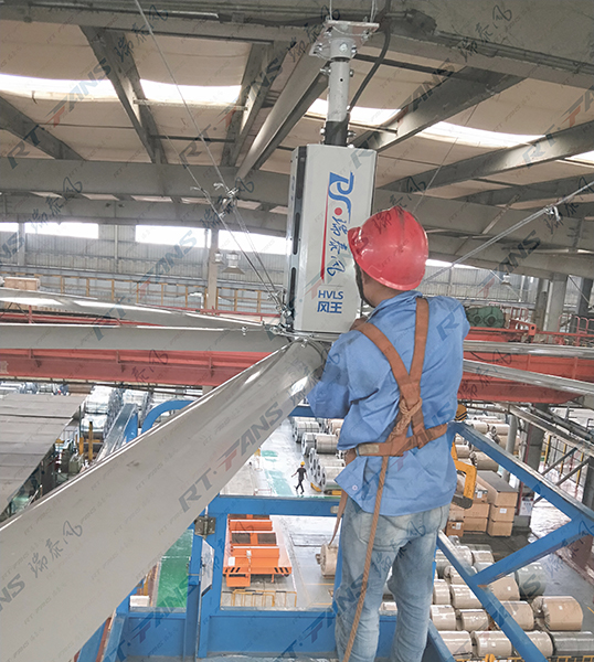 瑞泰風工業(yè)風扇安裝案例圖